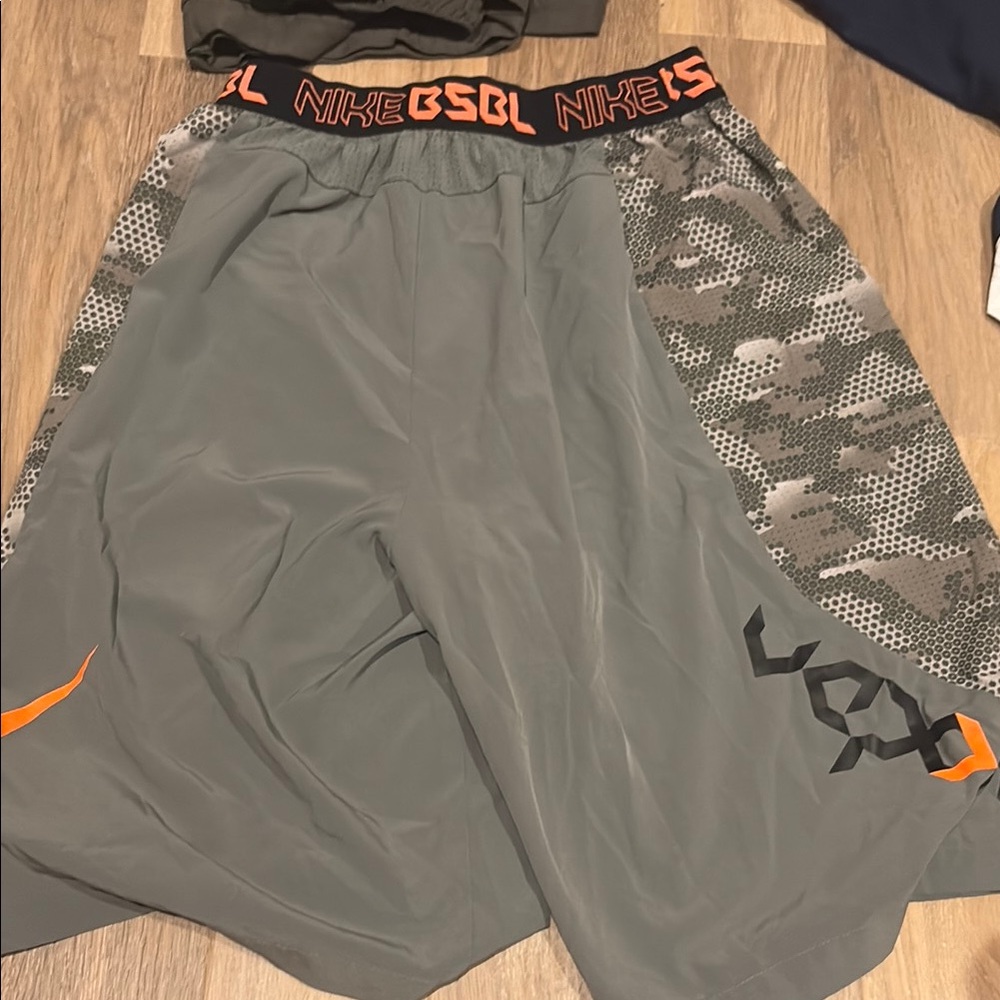 Nike Baseball Dri-FIT Gray Performance Shorts